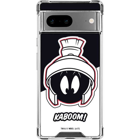 Looney Tunes Retro Marvin The Martian Google Pixel 8 Clear Case